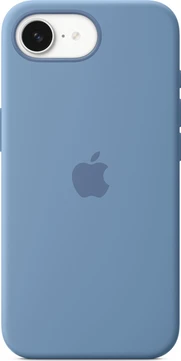 Apple silicone case для iPhone 16e winterblau