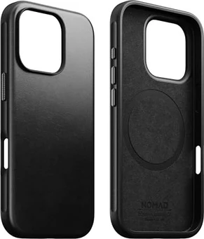 Nomad modern Horween Leather case для Apple iPhone 16 Pro Max black