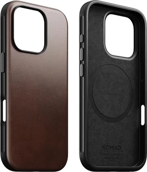Nomad modern Horween Leather case для Apple iPhone 16 Pro Max Rustic Brown