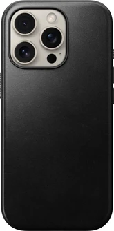 Nomad modern Horween Leather case для Apple iPhone 16 Pro black