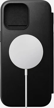 Nomad modern Leather Folio для Apple iPhone 16 Pro Max black
