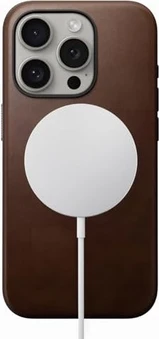 Nomad modern Leather case для Apple iPhone 16 Pro Max brown