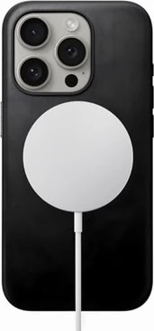 Nomad modern Leather case для Apple iPhone 16 Pro Max black