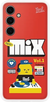 Samsung Flipsuit case для Galaxy S24 FE red