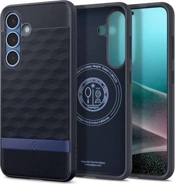 Spigen Parallax MagFit для Samsung Galaxy S25 Navy Violet