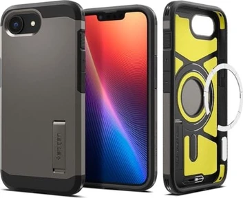 Spigen Tough Armor AI (MagFit) для Apple iPhone 16e gunmetal
