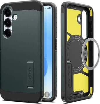 Spigen Tough Armor AI MagFit для Samsung Galaxy S25 Abyss Green