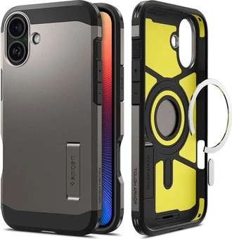 Spigen Tough Armor AI (MagFit) для Apple iPhone 16 Plus gunmetal