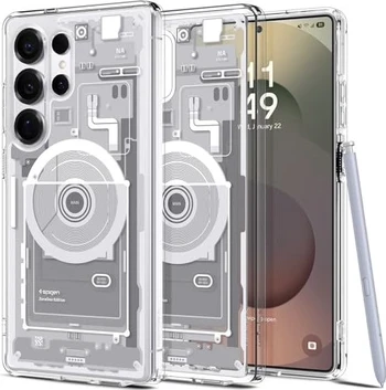 Spigen Ultra hybrid Zero One MagFit для Samsung Galaxy S25 Ultra white