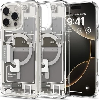 Spigen Ultra hybrid Zero One MagFit для Apple iPhone 16 Pro natural titanium