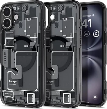 Spigen Ultra hybrid Zero One MagFit для Apple iPhone 16 black