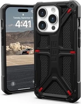 UAG Monarch Pro Kevlar case для Apple iPhone 15 Pro Kevlar Black