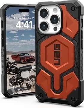 UAG Monarch Pro case with MagSafe для Apple iPhone 15 Pro Rust