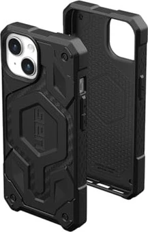 UAG Monarch Pro case with MagSafe для Apple iPhone 15 Plus carbon Fiber