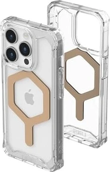 UAG Plyo case with MagSafe для Apple iPhone 15 Pro Ice/gold