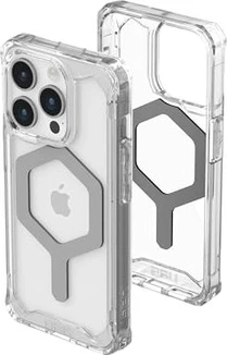 UAG Plyo case with MagSafe для Apple iPhone 15 Pro Ice/silver