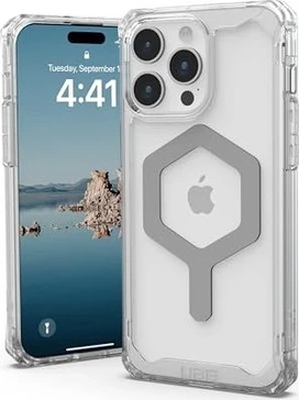 UAG Plyo case with MagSafe для Apple iPhone 15 Pro Max Ice/silver