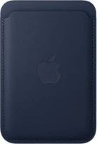 Apple iPhone Feingewebe wallet with MagSafe deep blue