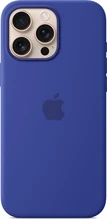 Apple silicone case with MagSafe для iPhone 16 Pro Max ultramarine