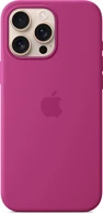 Apple silicone case with MagSafe для iPhone 16 Pro Max fuchsia