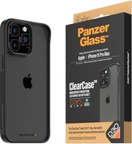 PanzerGlass clear case D3O Black Edition для Apple iPhone 15 Pro Max transparent/black