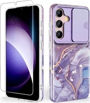 SHEDEER sleeve with camera guard для Samsung Galaxy S24+ purple