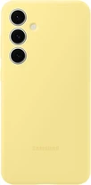 Samsung Silicone case для Galaxy S24 FE yellow