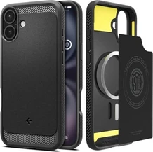 Spigen Rugged Armor (MagFit) для Apple iPhone 16 Plus Matte Black