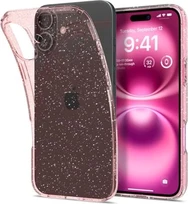 Spigen liquid Crystal Glitter для Apple iPhone 16 Rose quartz