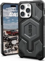 UAG Monarch Pro case with MagSafe для Apple iPhone 15 Pro Max silver