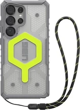 UAG Pathfinder clear Active Neon case + Active Neon Lanyard для Samsung Galaxy S25 Ultra