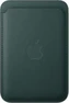 Apple iPhone Feingewebe wallet with MagSafe dark green