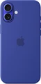 Apple silicone case with MagSafe для iPhone 16 Plus ultramarine