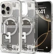 Spigen Ultra hybrid Zero One MagFit для Apple iPhone 16 Pro Max natural titanium