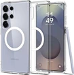 Spigen Ultra hybrid MagFit для Samsung Galaxy S25 Ultra clear white