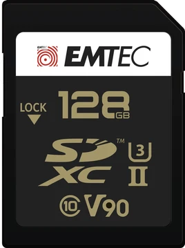 Emtec SpeedIN PRO+ R300 SDXC 128GB, UHS-II U3, Class 10