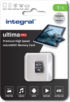 Integral Premium High Speed R100/W50 microSDXC 1TB, UHS-I U3, A1, Class 10