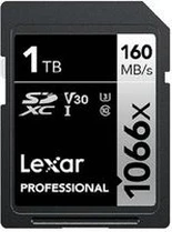 Lexar Professional 1066x Silver Series R160/W120 SDXC 1TB, UHS-I U3, Class 10