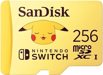 SanDisk Nintendo Switch R100/W90 microSDXC 256GB, UHS-I U3, Class 10