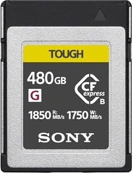 Sony TOUGH CEB-G Series R1850/W1750 CFexpress 2.0 Type B 480GB