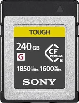 Sony TOUGH CEB-G Series R1850/W1600 CFexpress 2.0 Type B 240GB