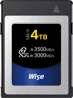 Wise Advanced CFX4-B Series Mk-II R3500/W3000 CFexpress 4.0 Type B 4TB