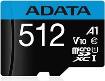 ADATA Premier R100/W25 microSDXC 512GB Kit, UHS-I U1, A1, Class 10