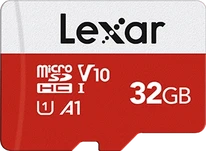 Lexar E-Serie R100 microSDHC 32GB Kit, UHS-I U1, A1, Class 10