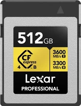 Lexar Professional GOLD R3600/W3300 CFexpress 4.0 Type B 512GB