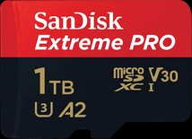 SanDisk Extreme PRO R200/W140 microSDXC 1TB Kit, UHS-I U3, A2, Class 10