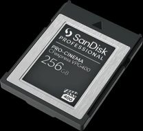 SanDisk Professional PRO-CINEMA R1700/W1400 CFexpress 2.0 Type B 256GB
