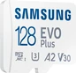 Samsung EVO Plus 2024 R160 microSDXC 128GB Kit, UHS-I U3, A2, Class 10