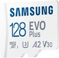 Samsung EVO Plus 2024 R160 microSDXC 128GB Kit, UHS-I U3, A2, Class 10
