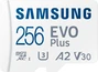 Samsung EVO Plus 2024 R160 microSDXC 256GB Kit, UHS-I U3, A2, Class 10